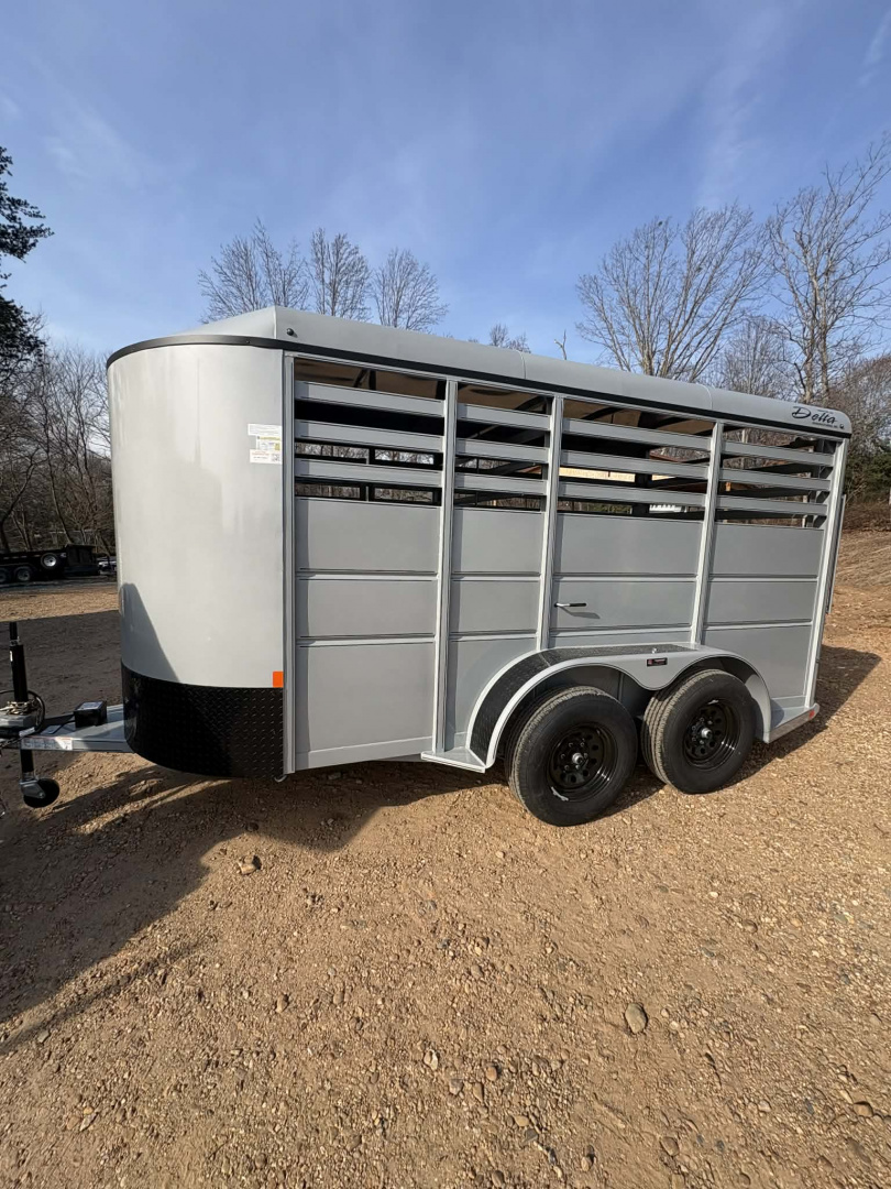 New 2026 Delta Mfg 14' STOCK BUMPER PULL Stock / Stock Combo Trailer