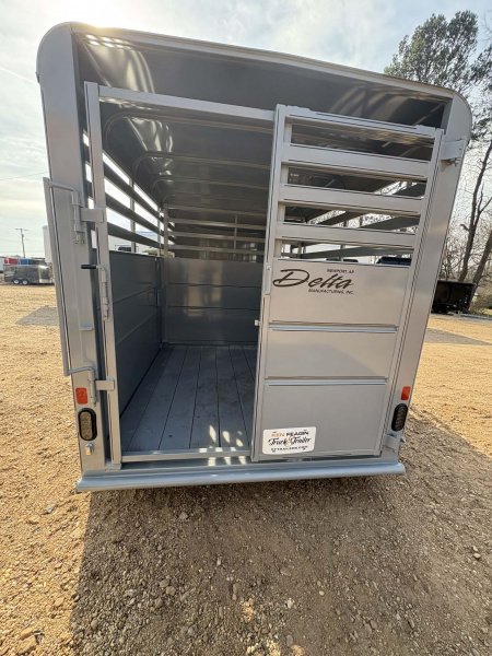 New 2026 Delta Mfg 14' STOCK BUMPER PULL Stock / Stock Combo Trailer