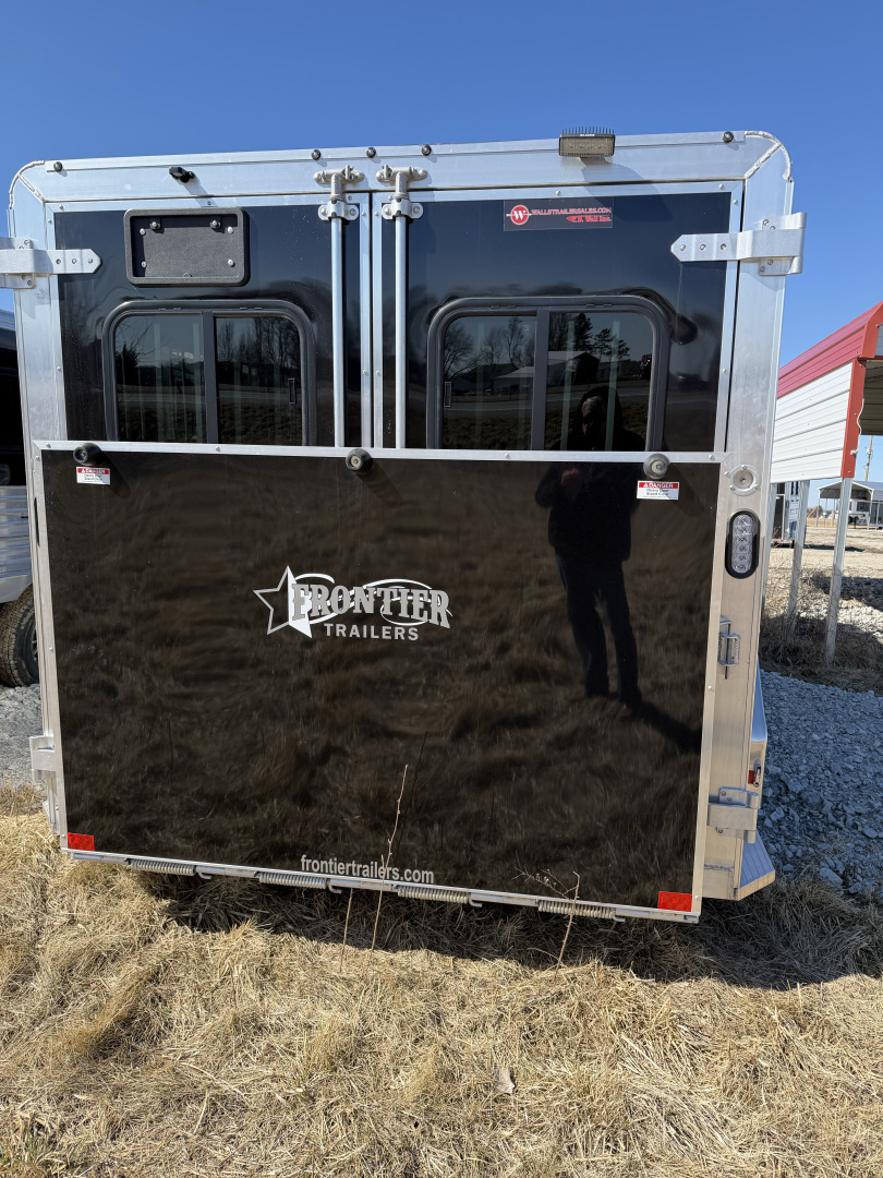 New 2026 Frontier Trailers 7x18 Low Pro 6 Pen Stock / Stock Combo Trailer