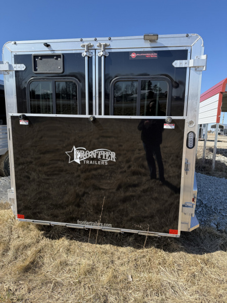 New 2026 Frontier Trailers 7x18 Low Pro 6 Pen Stock / Stock Combo Trailer