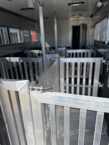 New 2026 Frontier Trailers 7x18 Low Pro 6 Pen Stock / Stock Combo Trailer