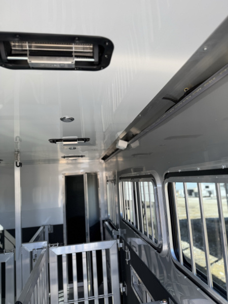 New 2026 Frontier Trailers 7x18 Low Pro 6 Pen Stock / Stock Combo Trailer