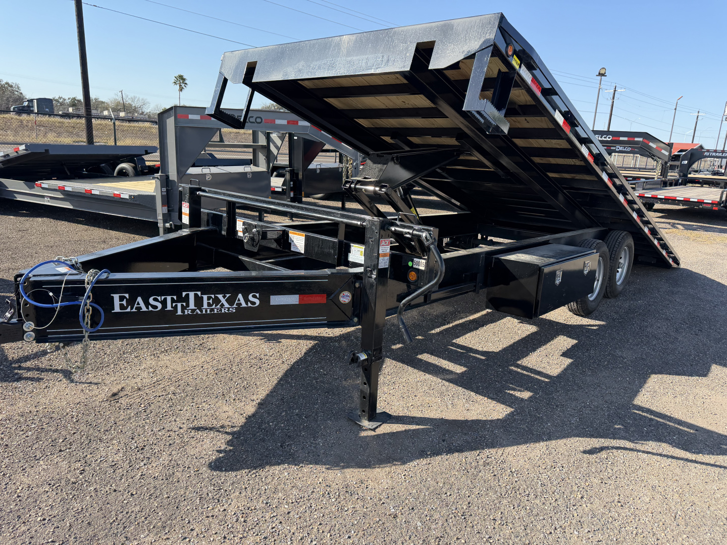New 2026 East Texas Trailers 102x22ft Deckover Tilt Flatbed Trailer