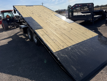 New 2026 East Texas Trailers 102x22ft Deckover Tilt Flatbed Trailer