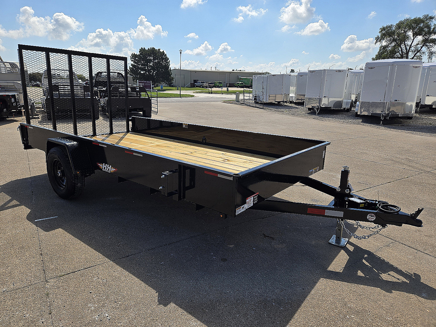 New 2026 H&H Trailers 82x14 Solid Side 5K Utility Trailer