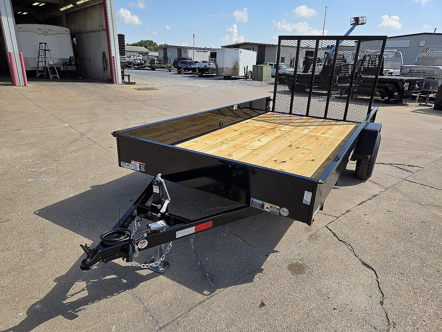 New 2026 H&H Trailers 82x14 Solid Side 5K Utility Trailer
