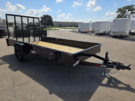 New 2026 H&H Trailers 82x14 Solid Side 5K Utility Trailer