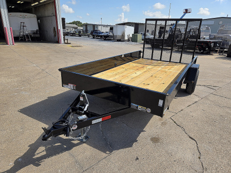 New 2026 H&H Trailers 82x14 Solid Side 5K Utility Trailer