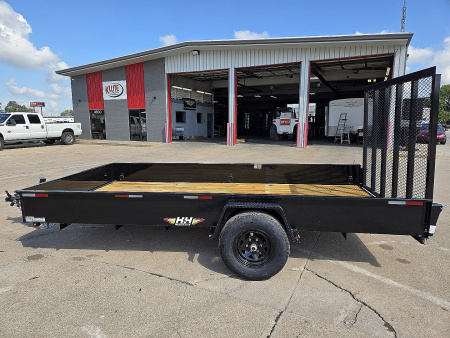 New 2026 H&H Trailers 82x14 Solid Side 5K Utility Trailer