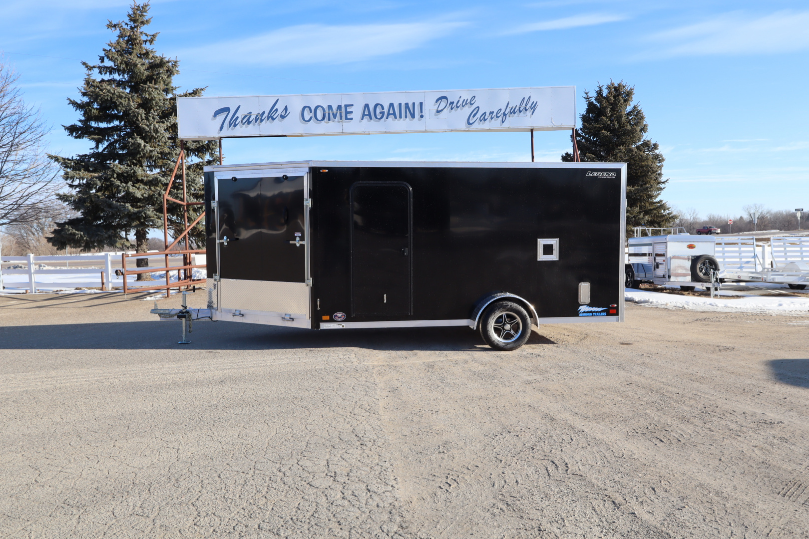 New 2026 Legend Trailers 7x19' Snowmobile Cargo / Enclosed Trailer