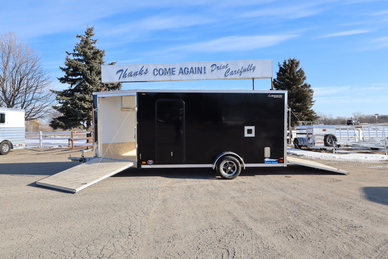 New 2026 Legend Trailers 7x19' Snowmobile Cargo / Enclosed Trailer