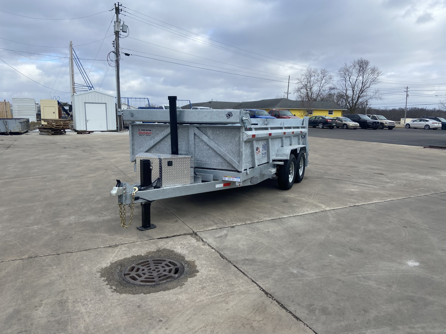 New BND 7X14 15K Dump Trailer