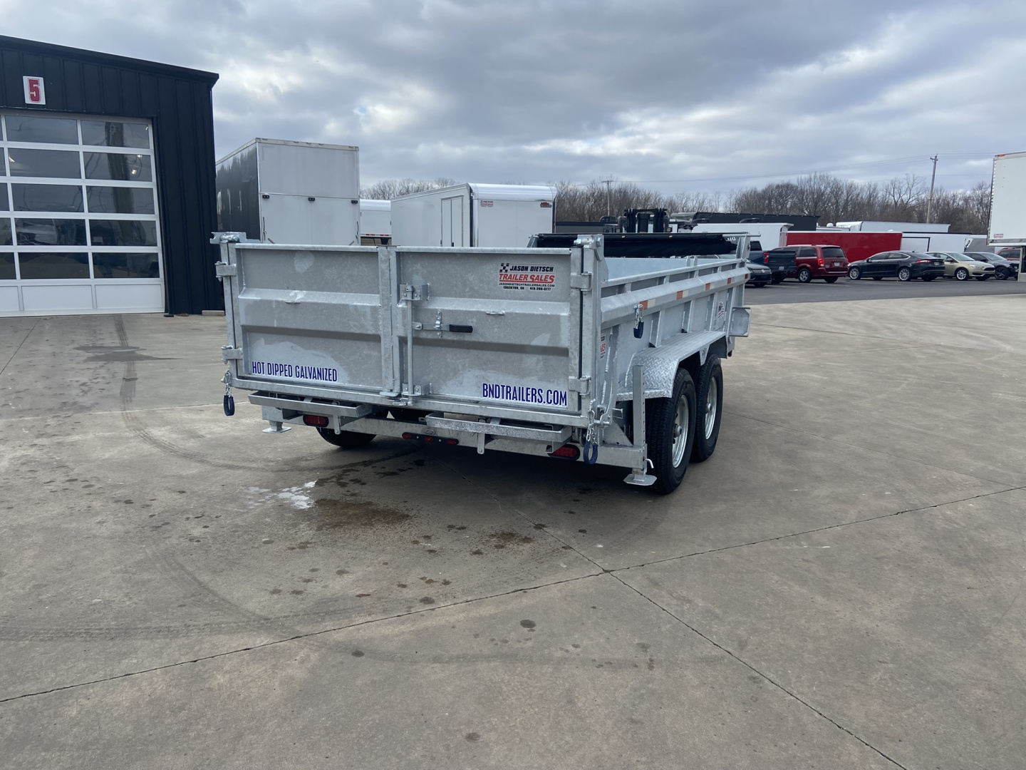 New BND 7X14 15K Dump Trailer