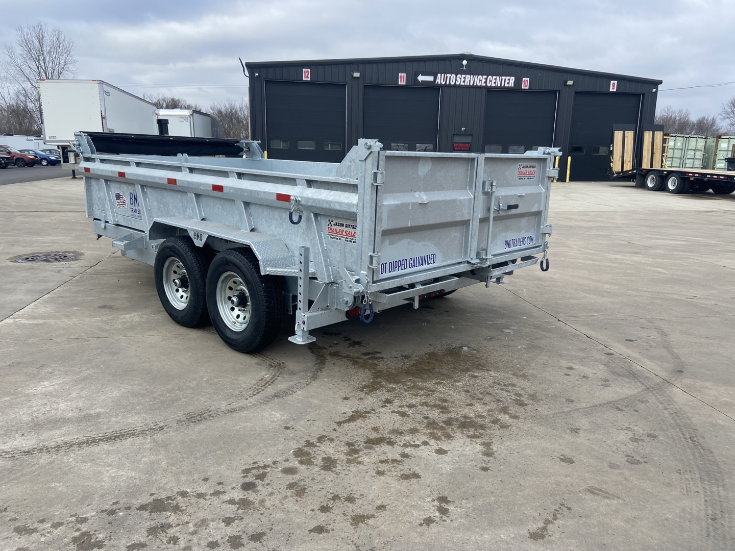 New BND 7X14 15K Dump Trailer