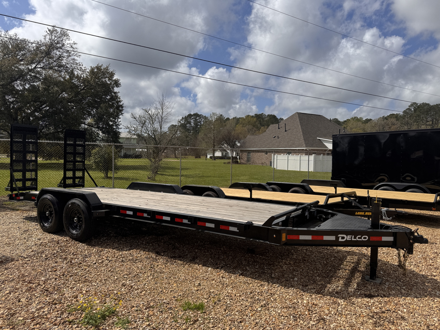 New 2026 DELCO 8" I-Beam 83"x22' Equipment Trailer