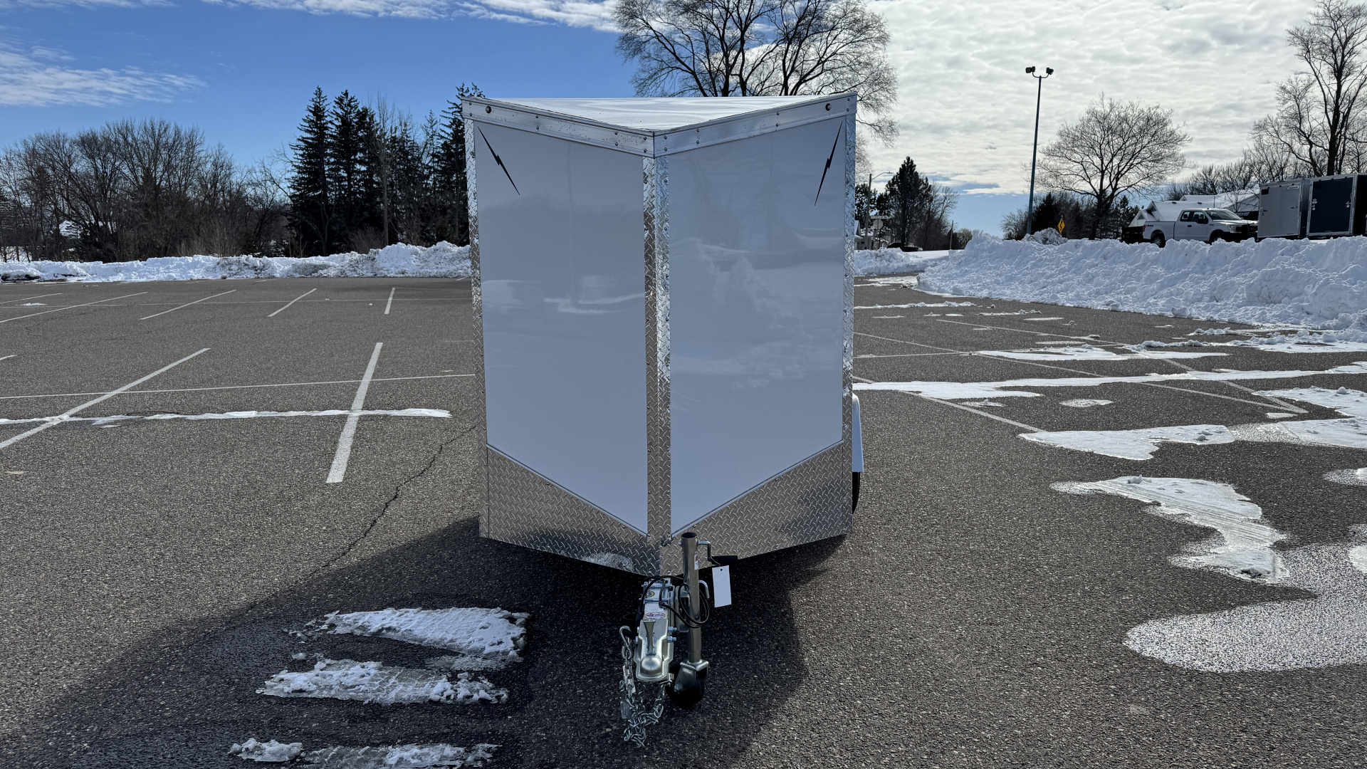 New 2026 Lightning 5X8 Cargo / Enclosed Trailer - REAR RAMP DOOR!