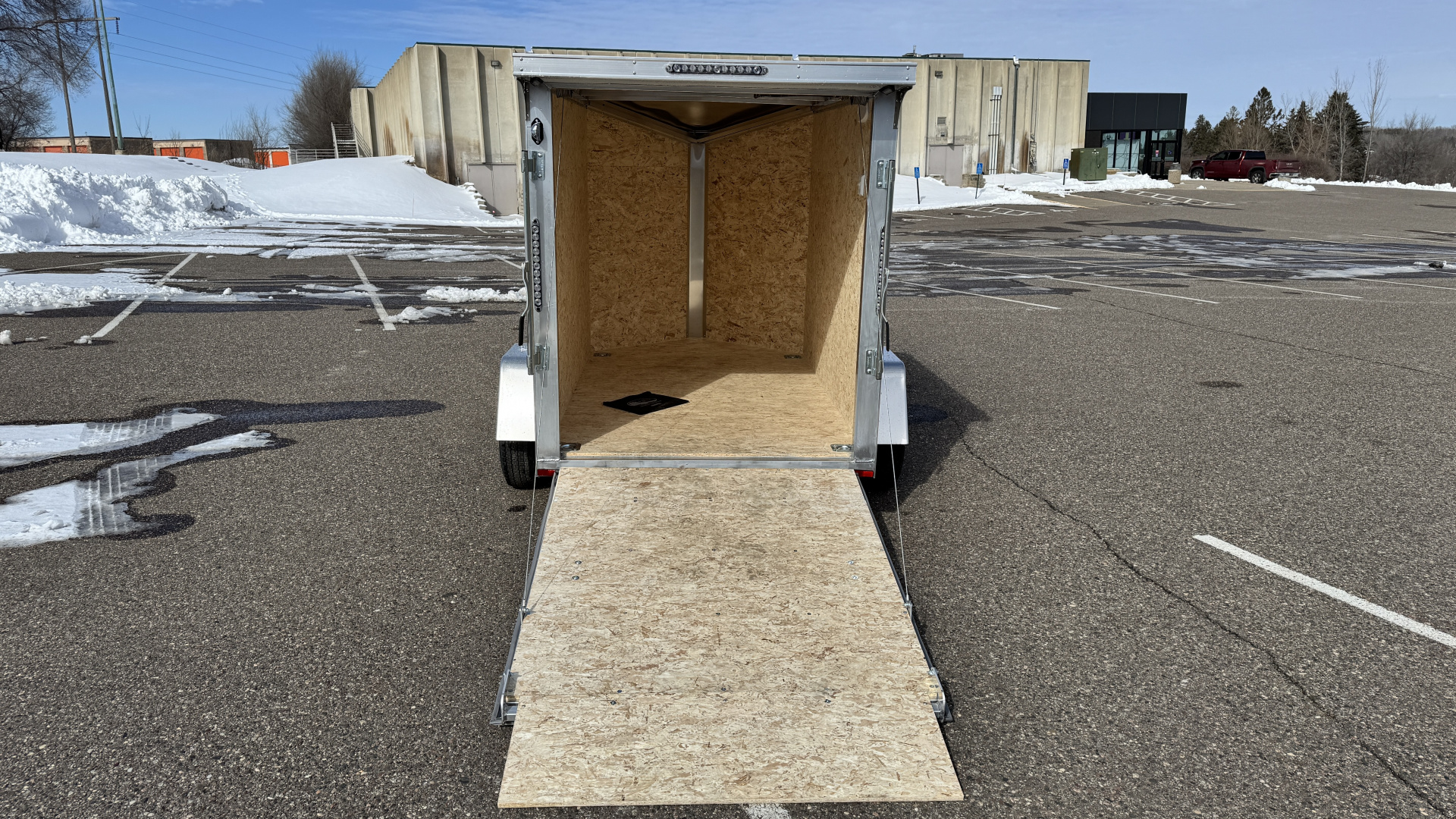 New 2026 Lightning 5X8 Cargo / Enclosed Trailer - REAR RAMP DOOR!