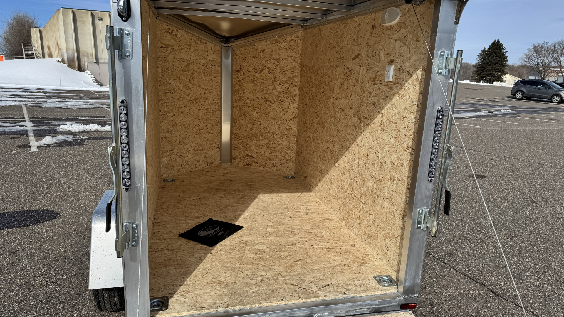 New 2026 Lightning 5X8 Cargo / Enclosed Trailer - REAR RAMP DOOR!