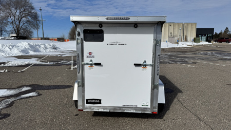 New 2026 Lightning 5X8 Cargo / Enclosed Trailer - REAR RAMP DOOR!