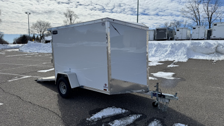 New 2026 Lightning 5X8 Cargo / Enclosed Trailer - REAR RAMP DOOR!