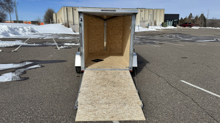New 2026 Lightning 5X8 Cargo / Enclosed Trailer - REAR RAMP DOOR!