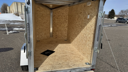 New 2026 Lightning 5X8 Cargo / Enclosed Trailer - REAR RAMP DOOR!