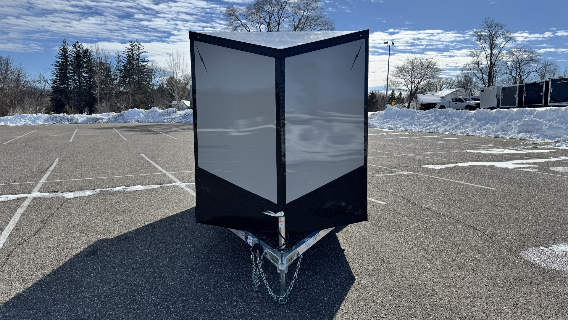 New 2026 Lightning 6x12 Enclosed Aluminum Cargo Trailer - RAMP DOOR!