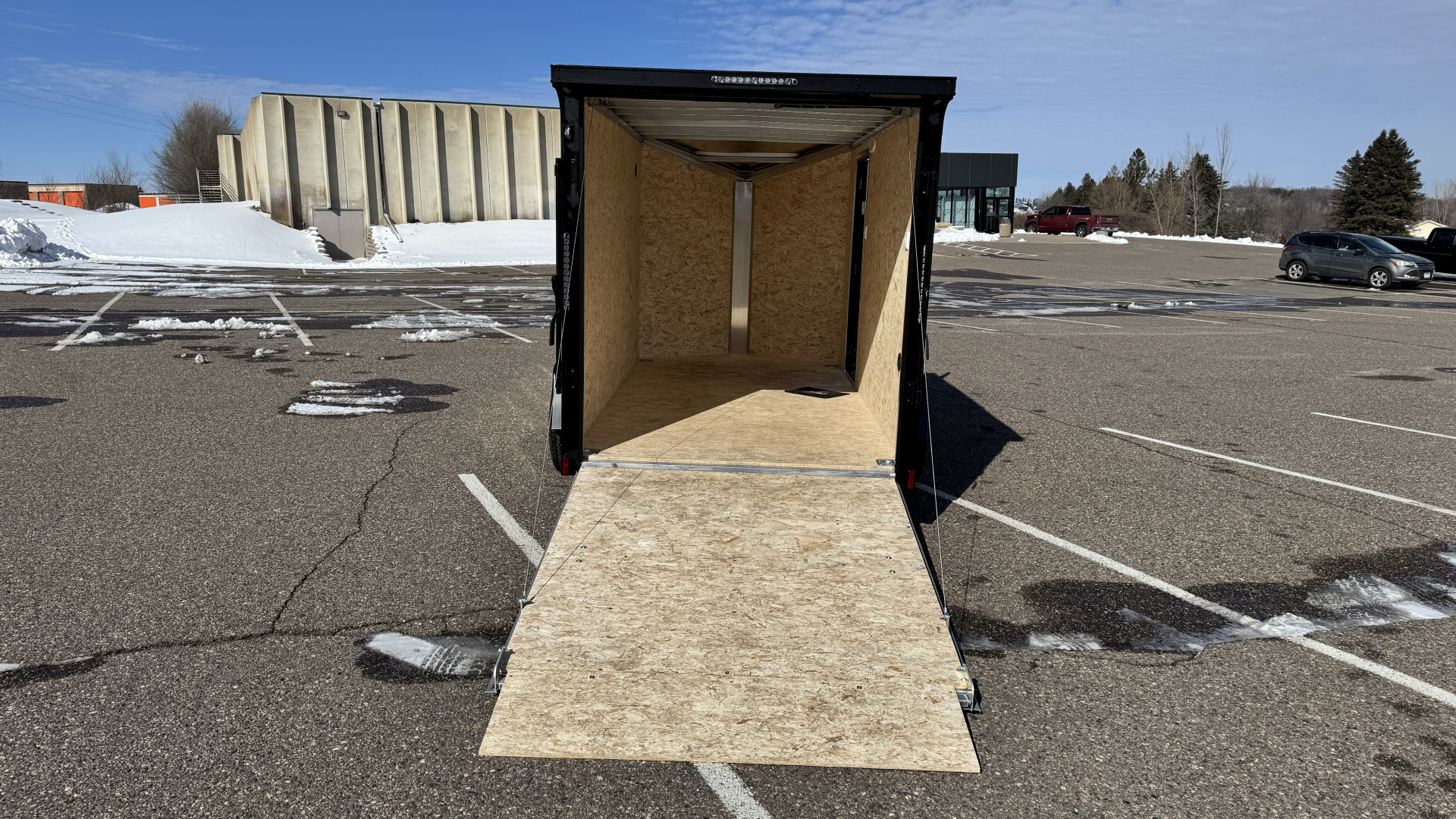 New 2026 Lightning 6x12 Enclosed Aluminum Cargo Trailer - RAMP DOOR!