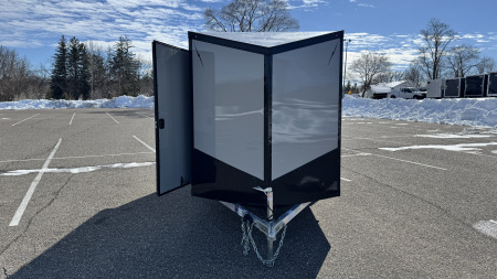 New 2026 Lightning 6x12 Enclosed Aluminum Cargo Trailer - RAMP DOOR!