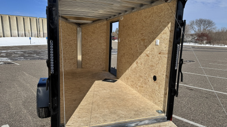 New 2026 Lightning 6x12 Enclosed Aluminum Cargo Trailer - RAMP DOOR!