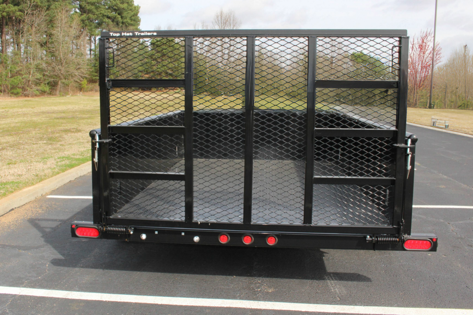 New 2026 Top Hat 10'X77" DSP, 2' SOLID SIDES Utility Trailer