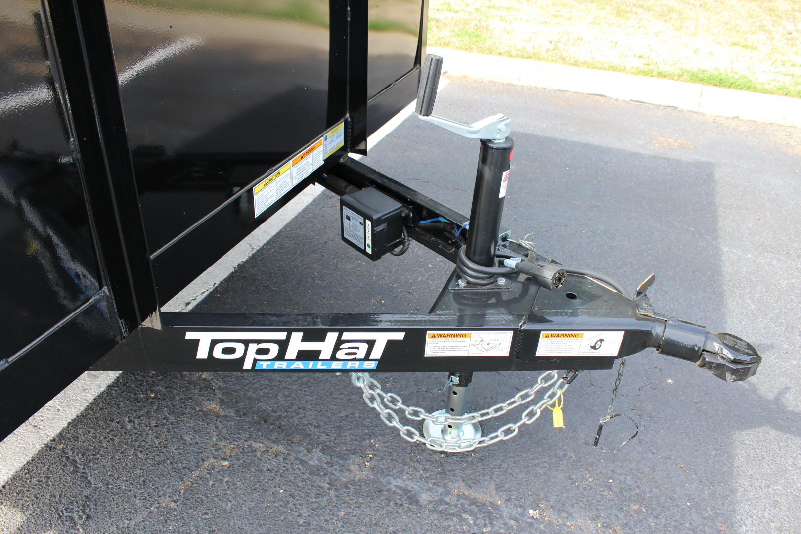 New 2026 Top Hat 10'X77" DSP, 2' SOLID SIDES Utility Trailer