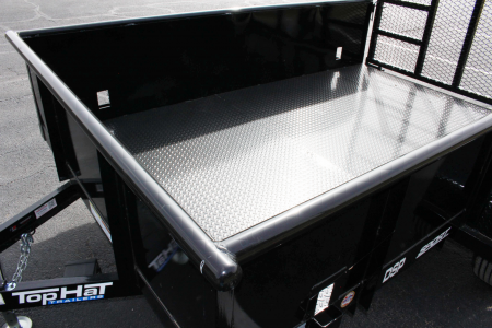 New 2026 Top Hat 10'X77" DSP, 2' SOLID SIDES Utility Trailer