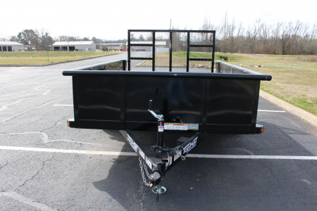 New 2026 Top Hat 10'X77" DSP, 2' SOLID SIDES Utility Trailer