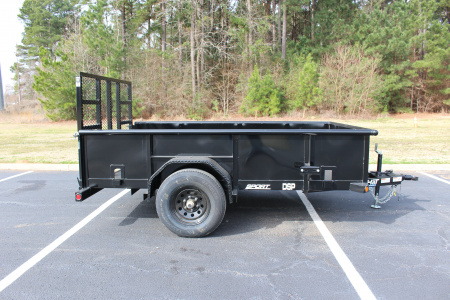 New 2026 Top Hat 10'X77" DSP, 2' SOLID SIDES Utility Trailer