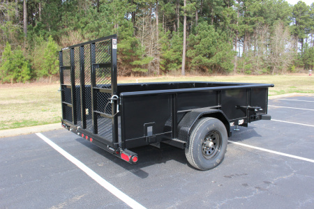 New 2026 Top Hat 10'X77" DSP, 2' SOLID SIDES Utility Trailer