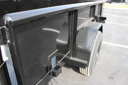 New 2026 Top Hat 10'X77" DSP, 2' SOLID SIDES Utility Trailer