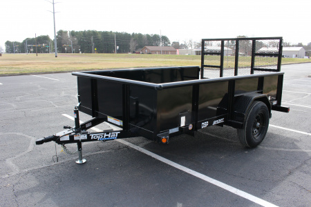New 2026 Top Hat 10'X77  DSP, 2' SOLID SIDES Utility Trailer