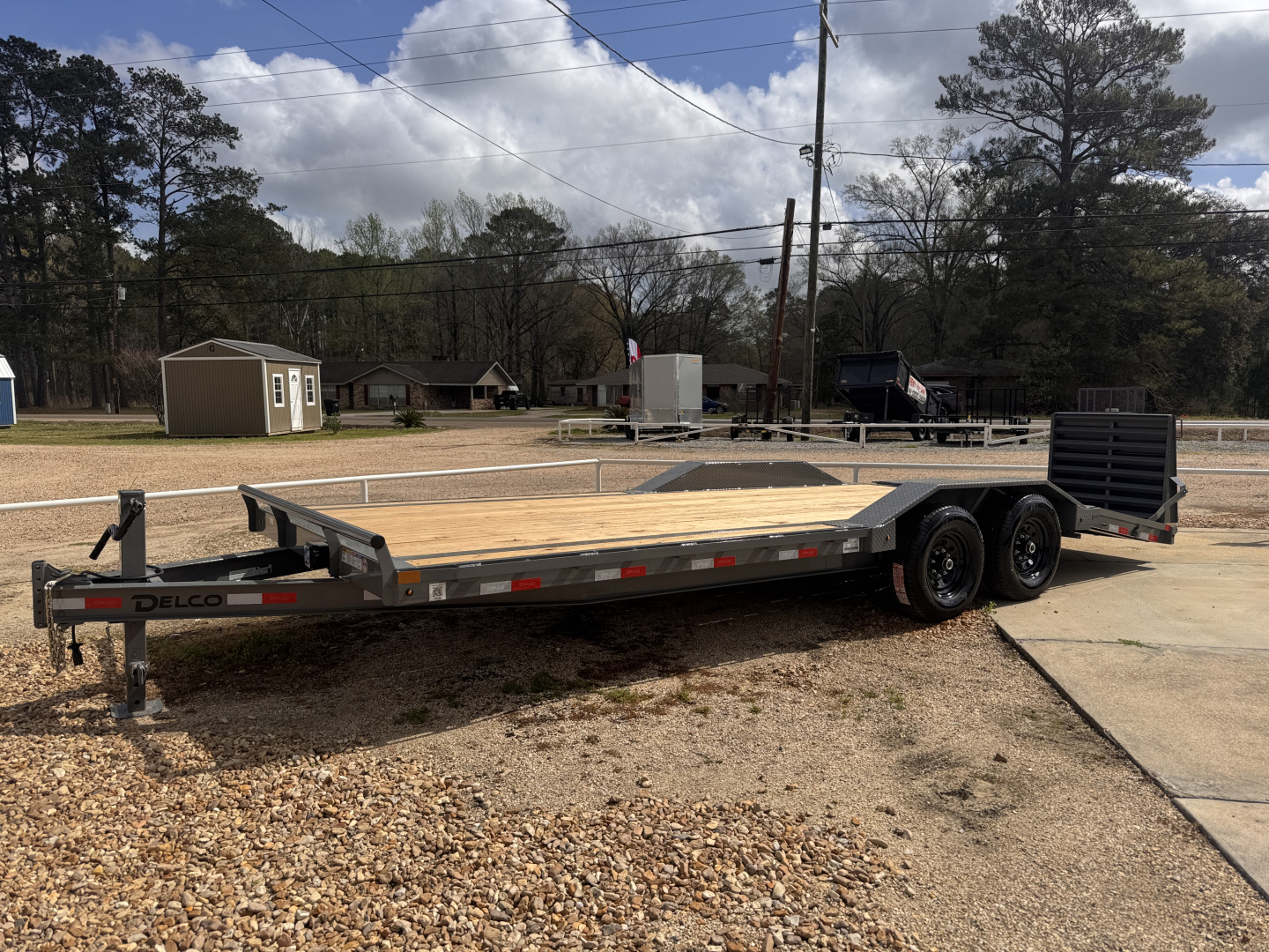 New 2026 DELCO 102"x 22 14K GVWR Equipment Trailer
