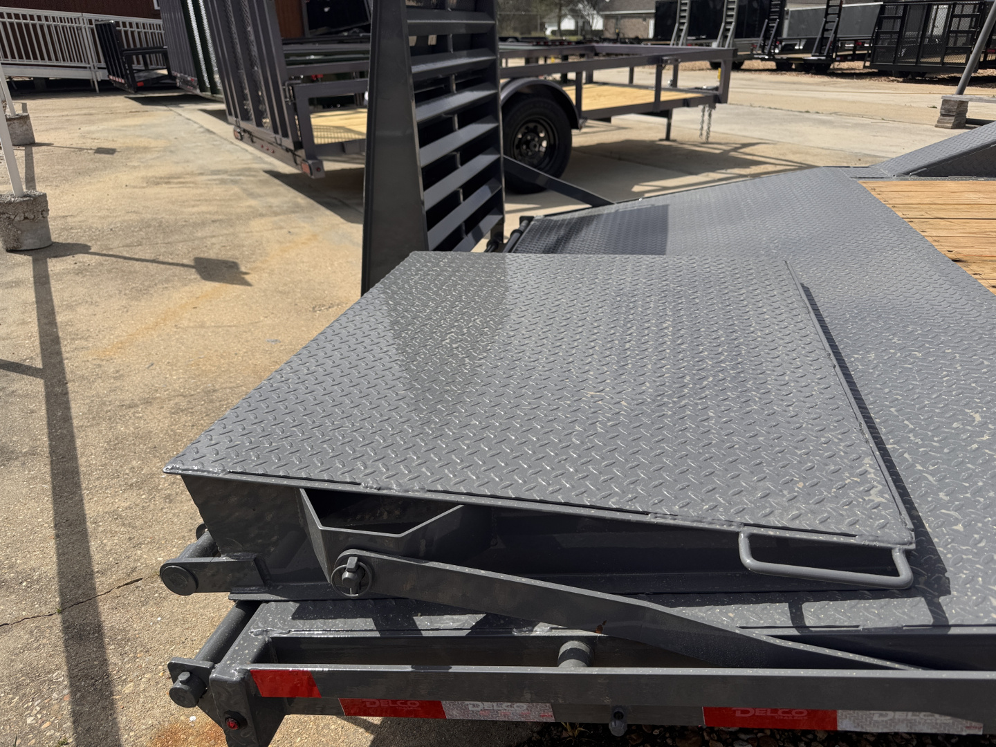 New 2026 DELCO 102"x 22 14K GVWR Equipment Trailer