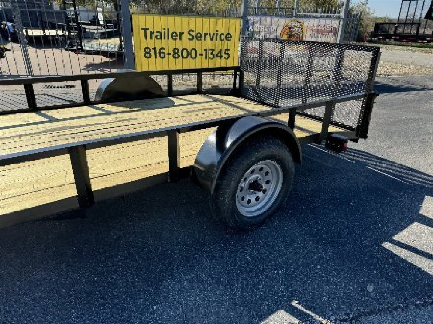 New 2026 WD Trailers SA 77" x 12' econo Utility Trailer