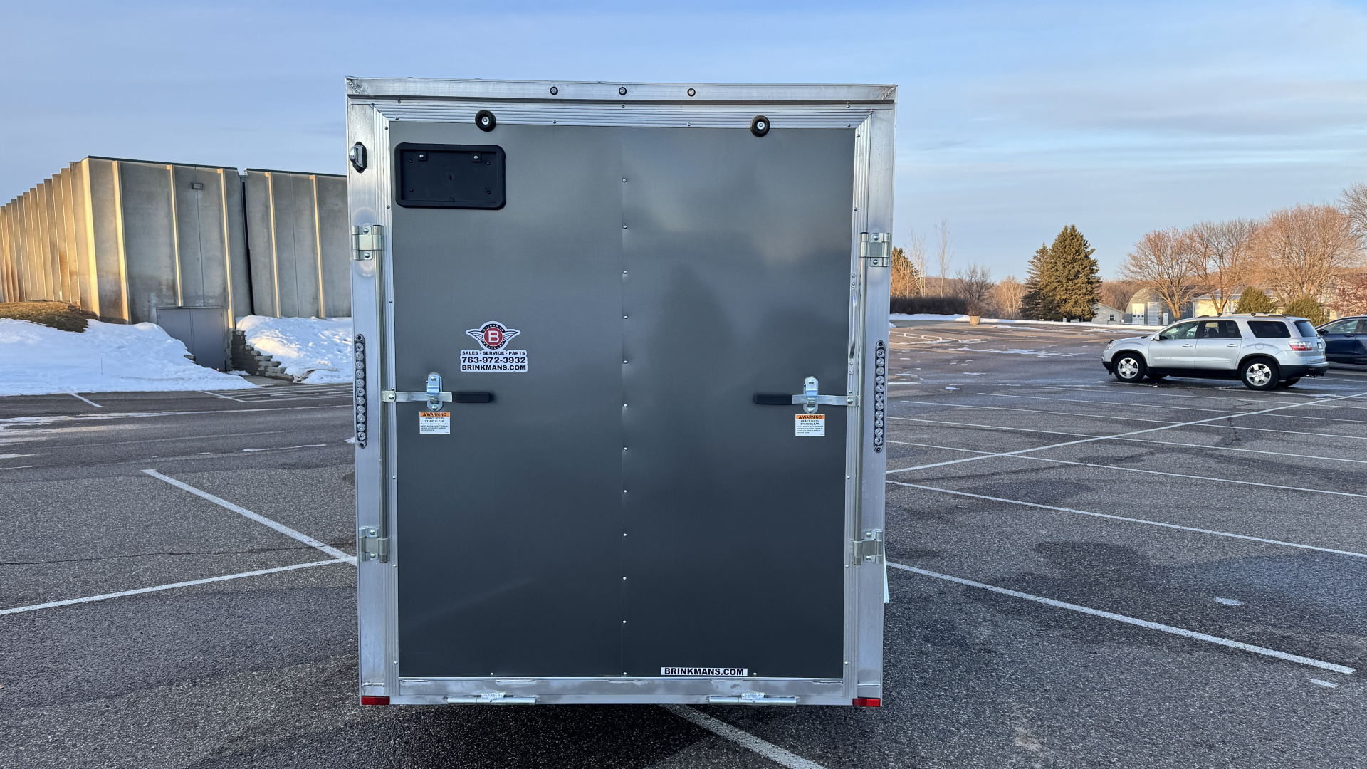New 2026 Lightning 6X12 ENCLOSED TRAILER - RAMP DOOR!