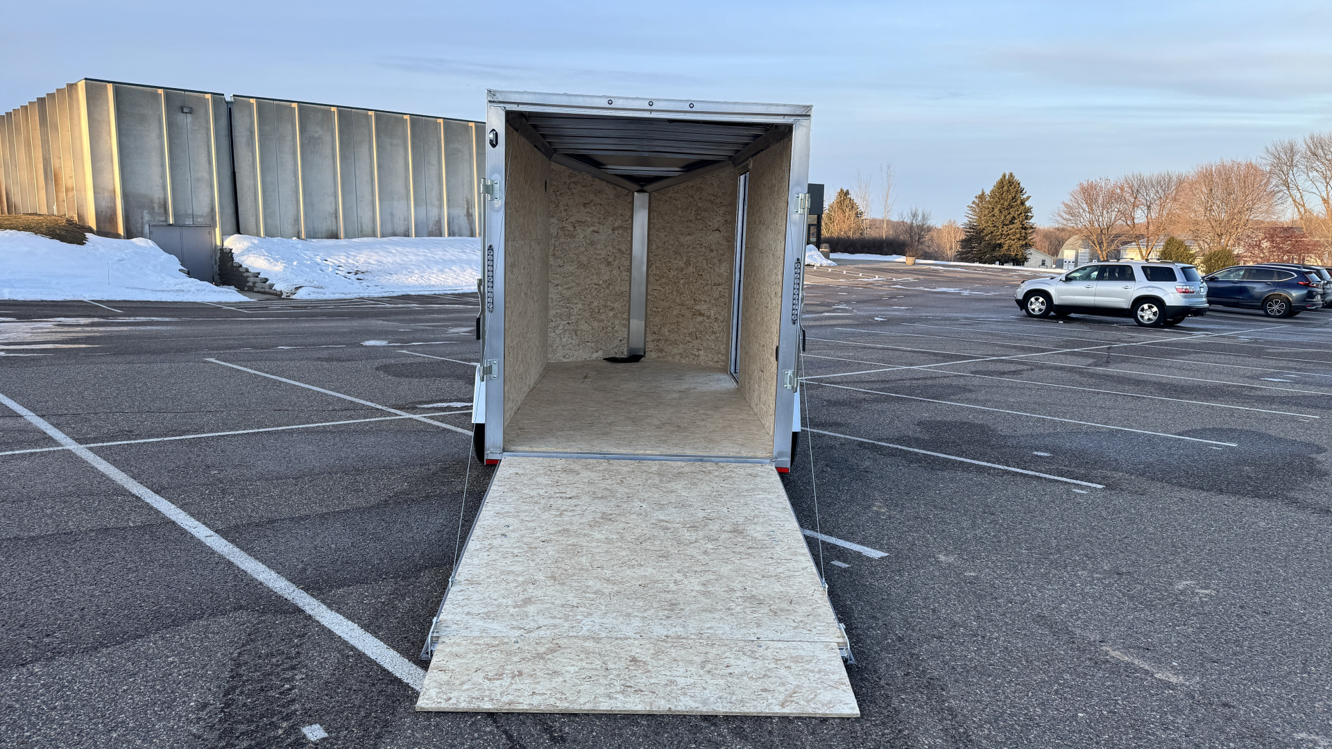 New 2026 Lightning 6X12 ENCLOSED TRAILER - RAMP DOOR!
