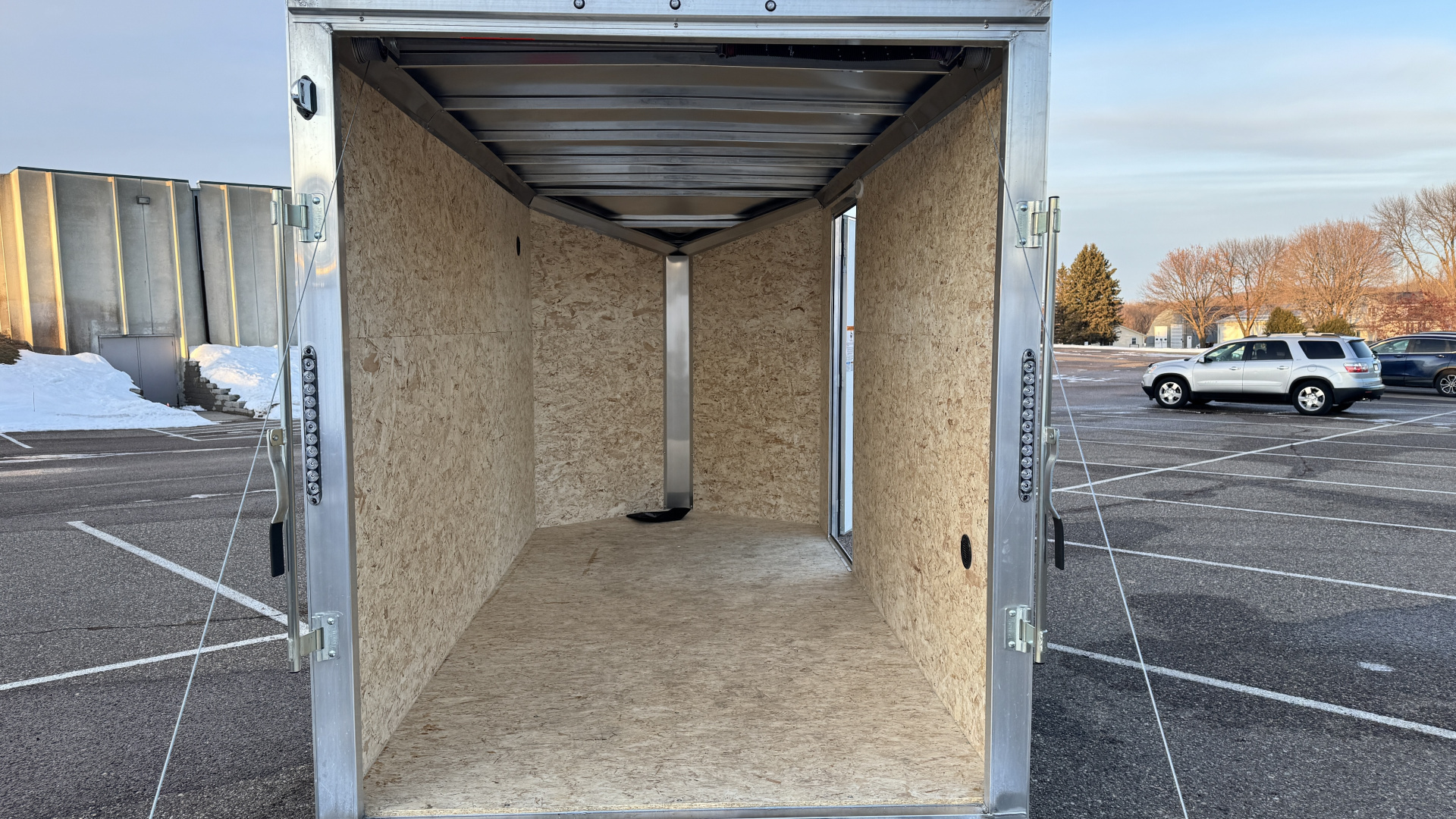 New 2026 Lightning 6X12 ENCLOSED TRAILER - RAMP DOOR!