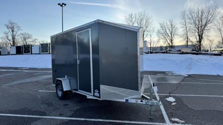 New 2026 Lightning 6X12 ENCLOSED TRAILER - RAMP DOOR!