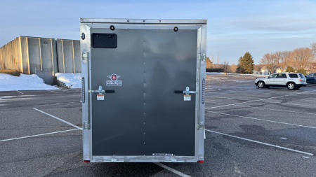 New 2026 Lightning 6X12 ENCLOSED TRAILER - RAMP DOOR!