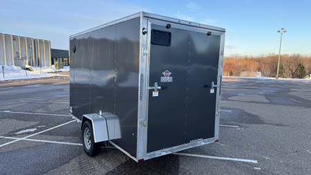New 2026 Lightning 6X12 ENCLOSED TRAILER - RAMP DOOR!