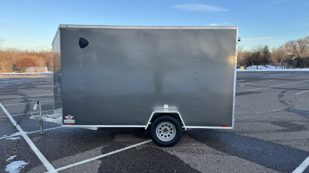 New 2026 Lightning 6X12 ENCLOSED TRAILER - RAMP DOOR!