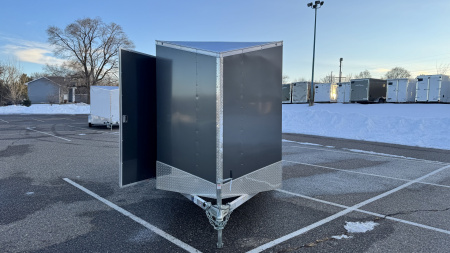 New 2026 Lightning 6X12 ENCLOSED TRAILER - RAMP DOOR!