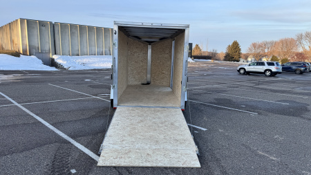 New 2026 Lightning 6X12 ENCLOSED TRAILER - RAMP DOOR!